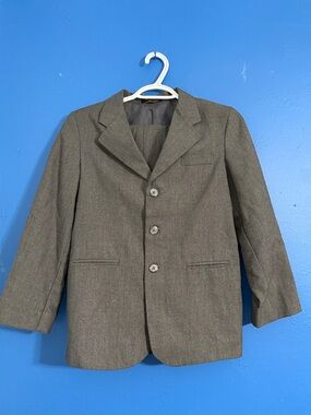 Boys’ Class Club Charcoal Gray Blazer & Pants